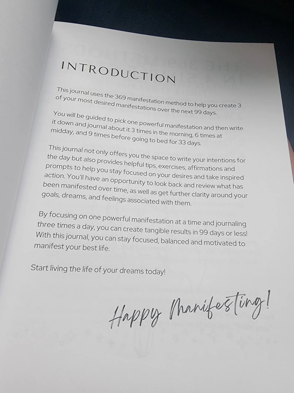 369 Guided Manifestation Journal: 99 Days of Manifesting
